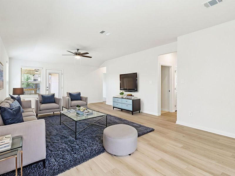 Furnished interior view inside a new home in Lark Canyon, New Braunfels (Image 7).
