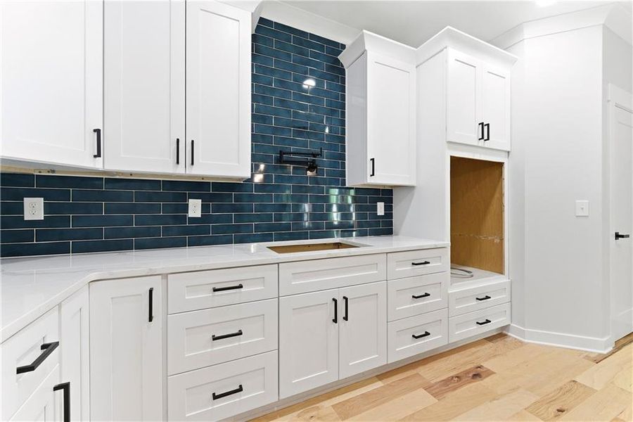 Furnished interior view inside a new home in , Hampton (Image 8).