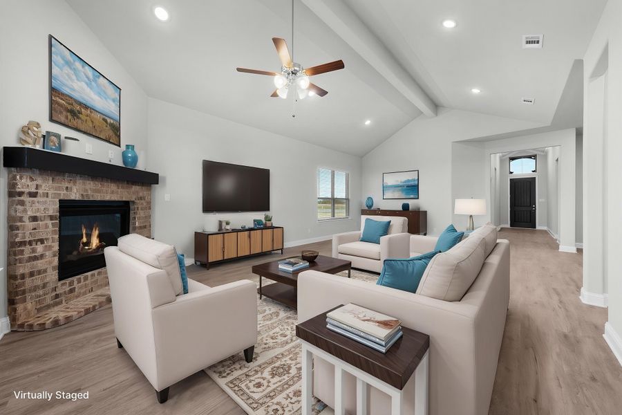 Furnished interior view inside a new home in Forest Ridge Estates, Greenville (Image 5).