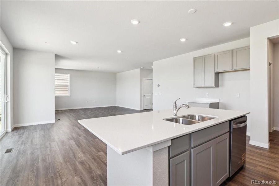 Furnished interior view inside a new home in Floret Collection at Parkdale Commons, Lafayette (Image 9).