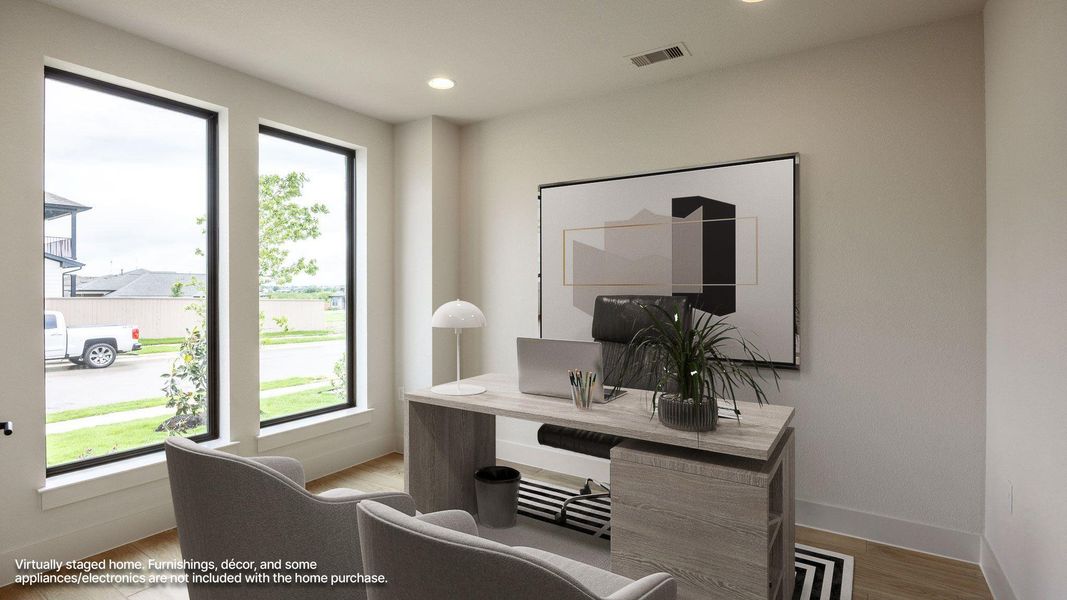 Furnished interior view inside a new home in Easton Park, Austin (Image 5).