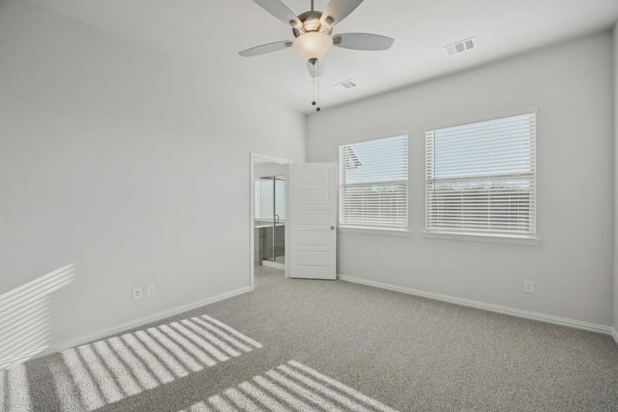 Representative unfurnished interior of a home built from the Chicago by Chesmar Homes in Heartland 40's, Heartland (Image 15).