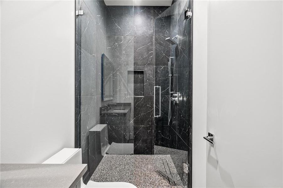 Furnished interior view inside a new home in , Atlanta (Image 12).