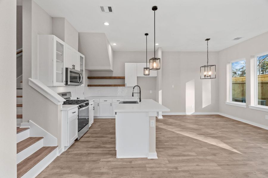 Furnished interior view inside a new home in , Houston (Image 14).