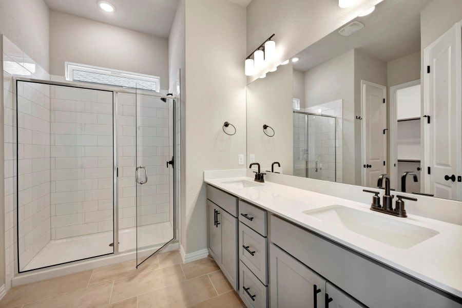 Furnished interior view inside a new home in Heritage, Dripping Springs (Image 12).