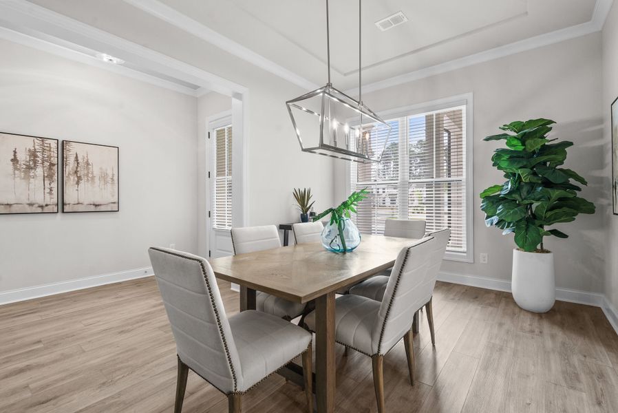 Representative furnished interior of a home built from the The Bullard by The Providence Group in Promenade at Sawnee Village, Cumming (Image 8).
