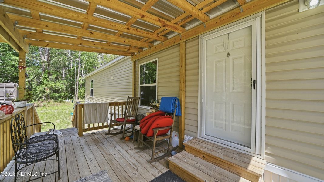 Exterior details and patio area of a home in , Hastings (Image 23).