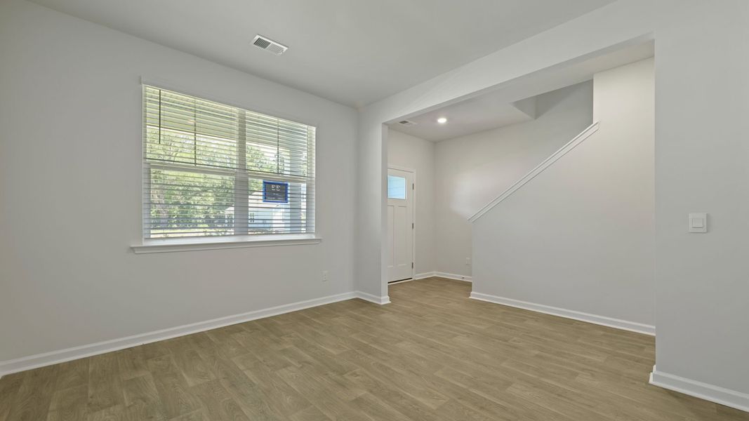 Representative unfurnished interior of a home built from the ELLE by D.R. Horton in Lakeview at Kitfield, Moncks Corner (Image 14).