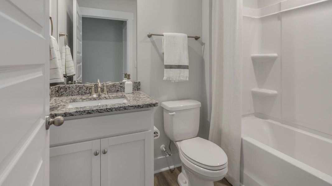 Representative furnished interior of a home built from the MADISON by D.R. Horton in Indigo Preserve, Leland (Image 35). Representative furnished interior of a home built from the MADISON by D.R. Horton in Indigo Preserve, Leland (Image 35).
