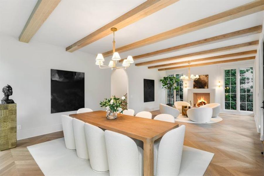 Furnished interior view inside a new home in , Atlanta (Image 16).