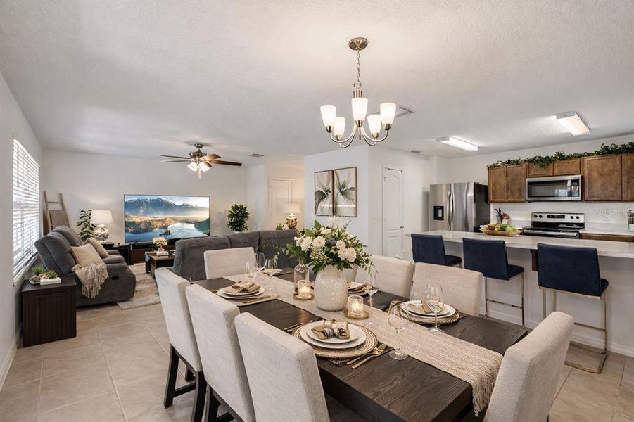 Furnished interior view inside a new home in , Clermont (Image 10).