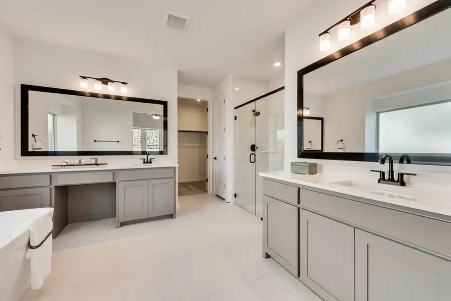Furnished interior view inside a new home in Chatham Reserve, Providence Village (Image 17).