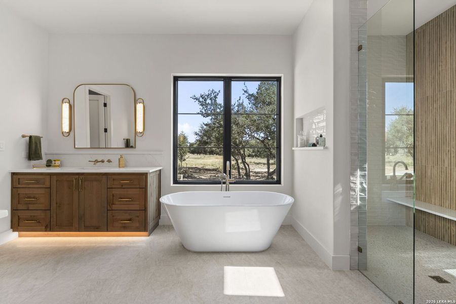 Furnished interior view inside a new home in , Spring Branch (Image 9).