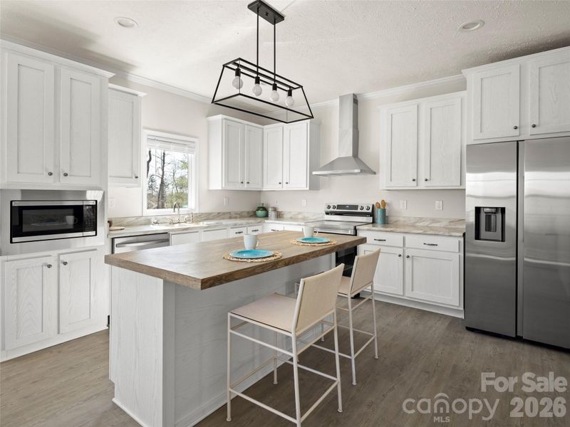 Furnished interior view inside a new home in , Hendersonville (Image 8).