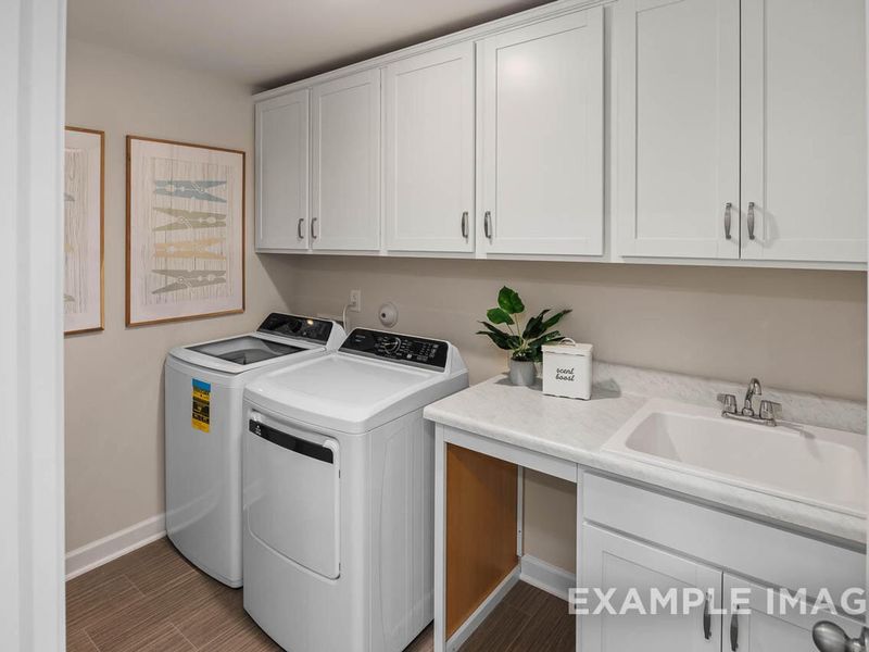 Furnished interior view inside a new home in Retreat at North Main, Lillington (Image 28).
