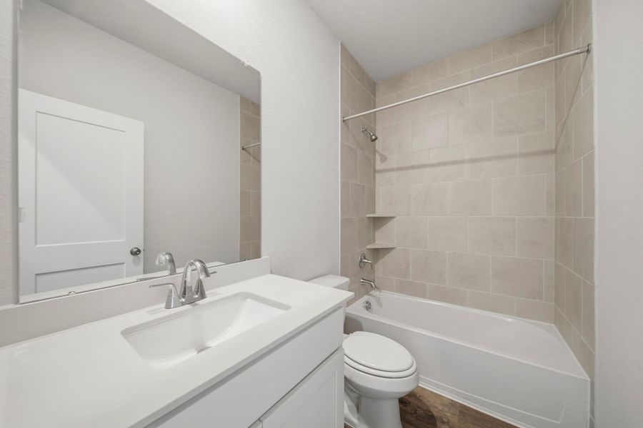 Furnished interior view inside a new home in Park Hill Villas, Stafford (Image 6).