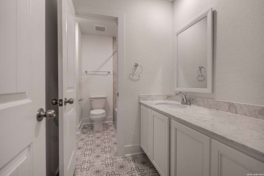Furnished interior view inside a new home in Stillwater Ranch, San Antonio (Image 18).