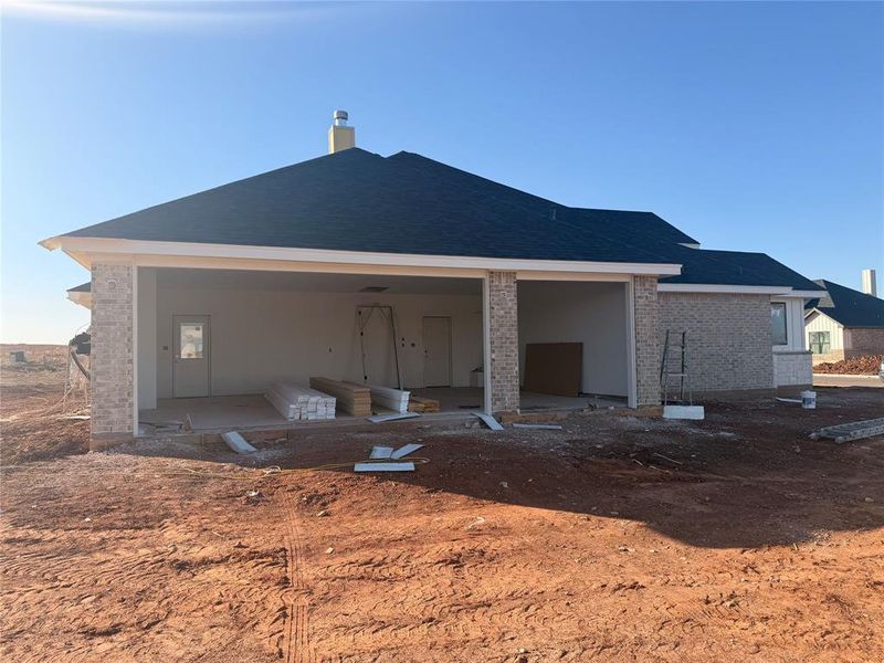 In-progress construction of a new home in , Abilene, TX (Image 7).
