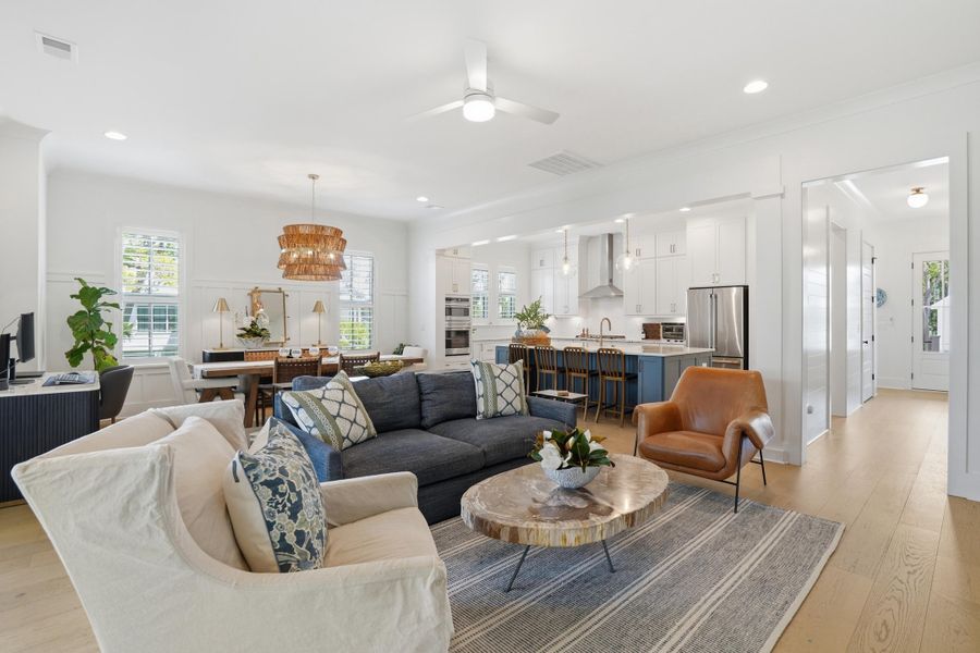 Furnished interior view inside a new home in , Johns Island (Image 16).