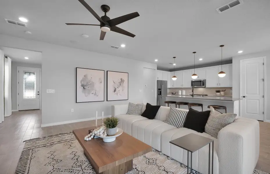 Furnished interior view inside a new home in The Preserve at Bannon Lakes, St. Augustine (Image 4).