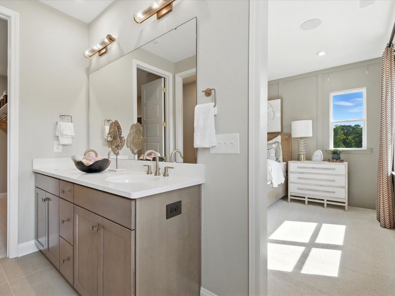 Furnished interior view inside a new home in Southbridge, Fort Mill (Image 20). Furnished interior view inside a new home in Southbridge, Fort Mill (Image 20).