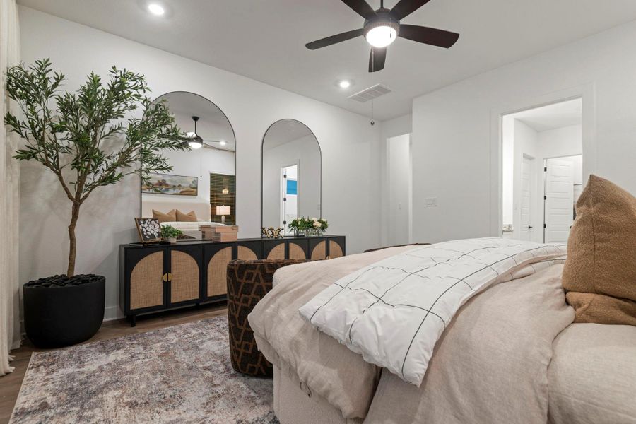 Furnished interior view inside a new home in , Magnolia (Image 24). Furnished interior view inside a new home in , Magnolia (Image 24).