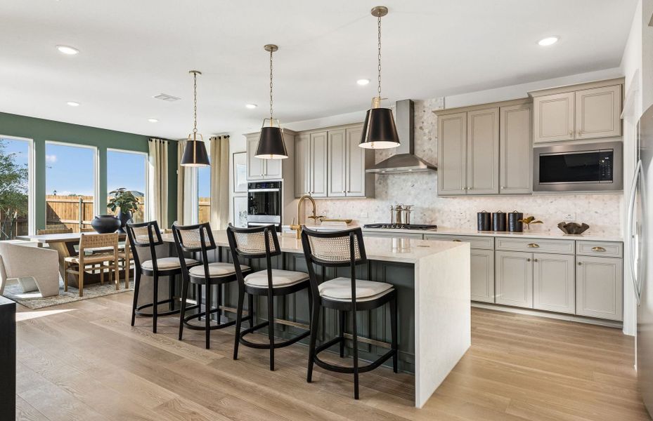Representative furnished interior of a home built from the Gillett by Pulte Homes in Mission Hills, Garland (Image 18).