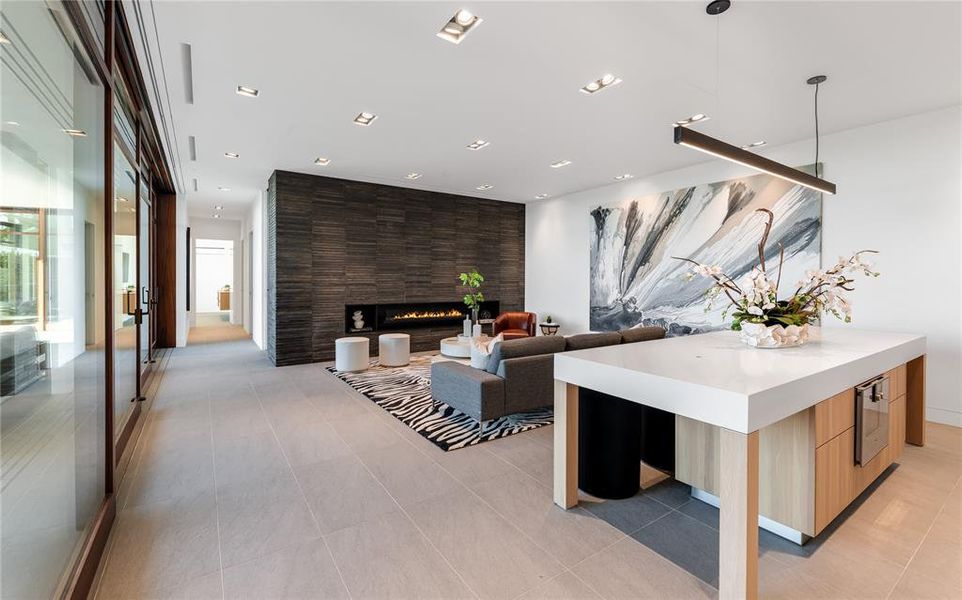 Furnished interior view inside a new home in , Fort Worth (Image 6).