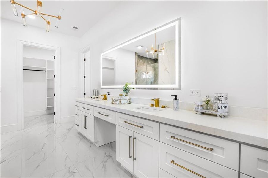 Furnished interior view inside a new home in , Lawrenceville (Image 39).