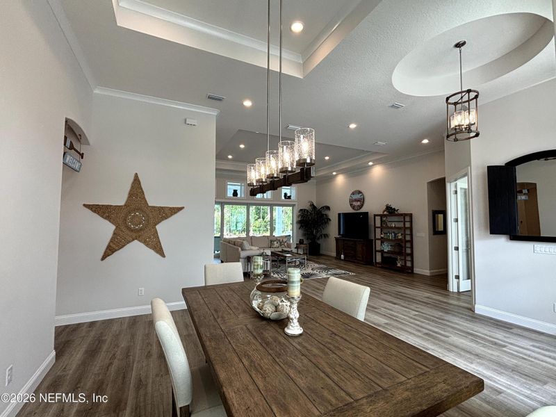 Furnished interior view inside a new home in Nocatee, Ponte Vedra (Image 26).