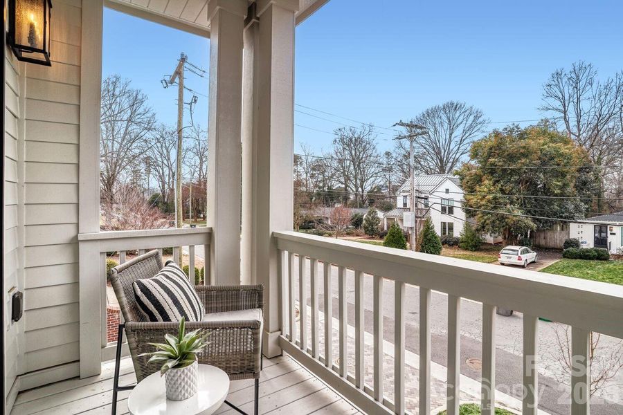 front porch off living