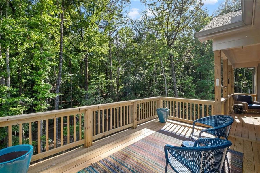 Exterior details and patio area of a home in , Waleska (Image 33).
