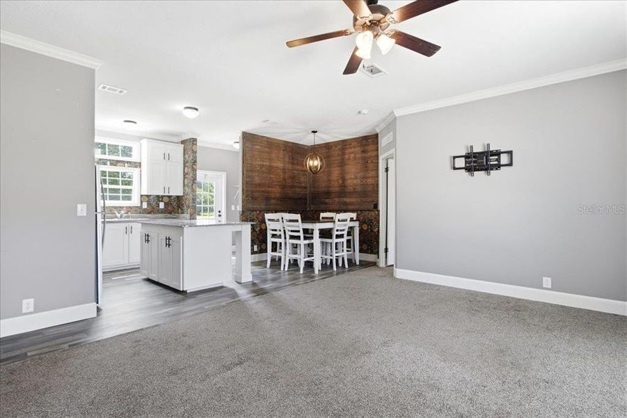 Furnished interior view inside a new home in , Bushnell (Image 8).