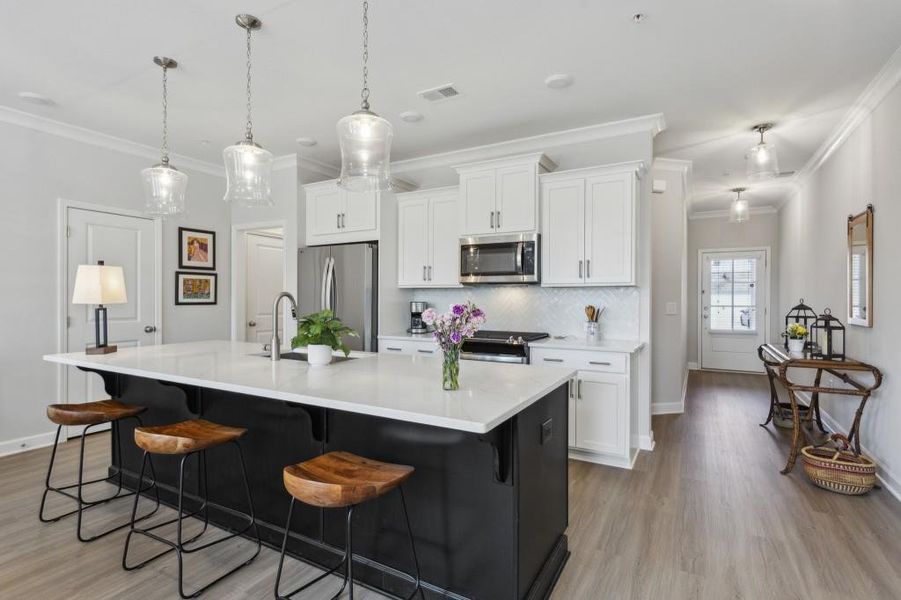 Furnished interior view inside a new home in , Marietta (Image 18). Furnished interior view inside a new home in , Marietta (Image 18).