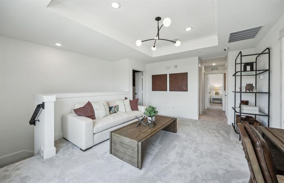 Bright and open loft perfect for various activities *Model representation