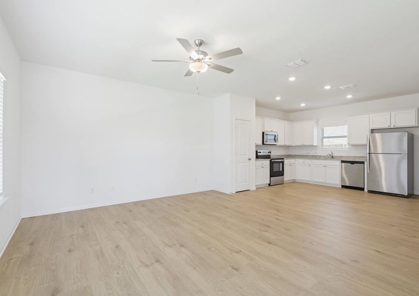 Open concept perfect for hosting