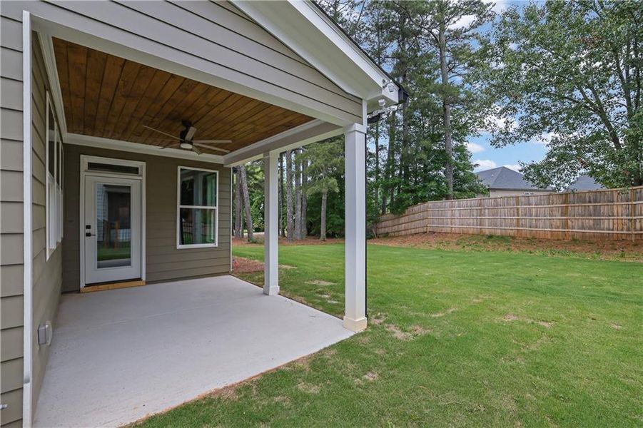 Exterior details and patio area of a home in , Canton (Image 26).