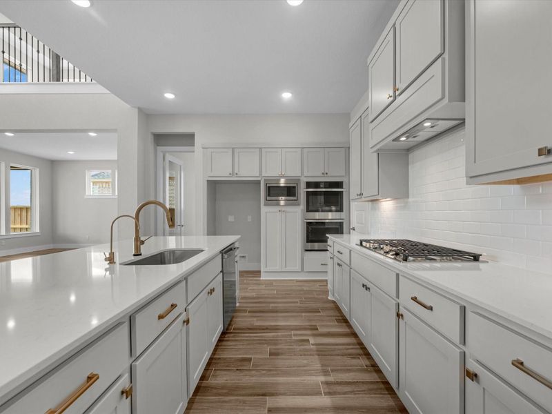 Furnished interior view inside a new home in Dunham Pointe, Cypress (Image 11).