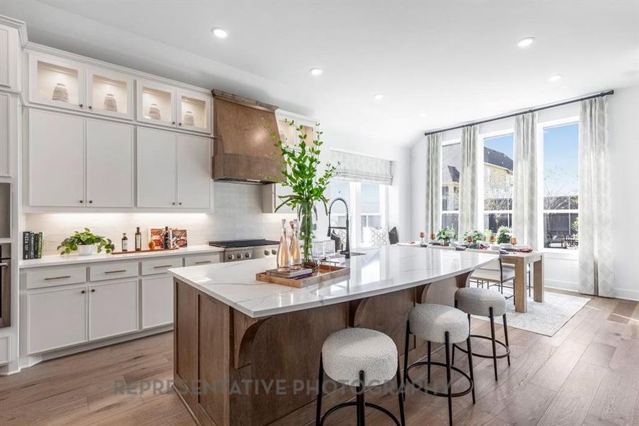 Furnished interior view inside a new home in Ridge Crossing, Waxahachie (Image 18).
