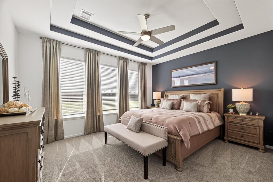Furnished interior view inside a new home in Rates starting as low as, Iowa Colony (Image 32).