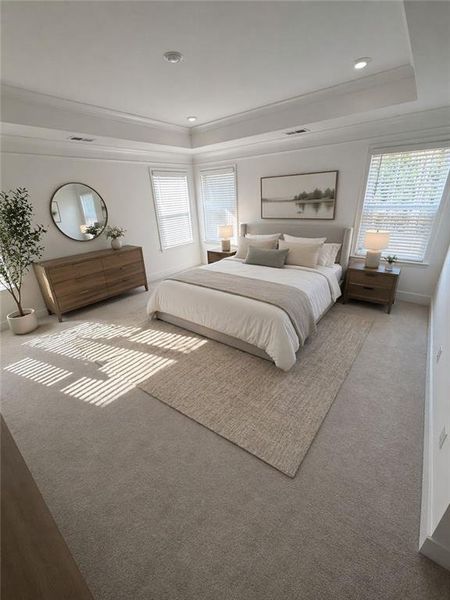 Furnished interior view inside a new home in , Dallas (Image 4).