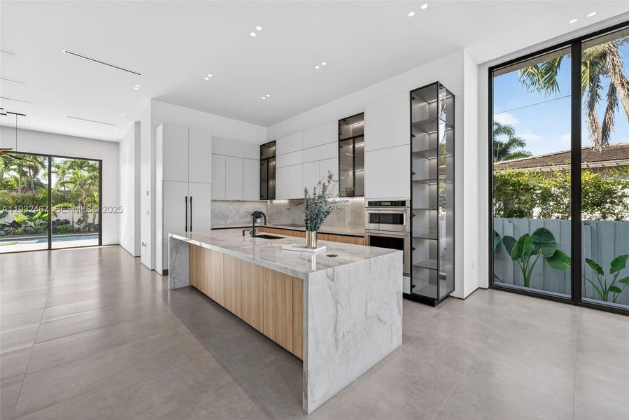 Furnished interior view inside a new home in , Miami Springs (Image 4).