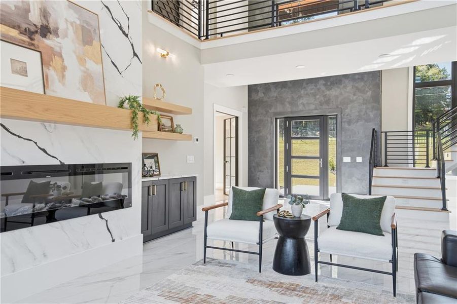 Furnished interior view inside a new home in , Dacula (Image 13).
