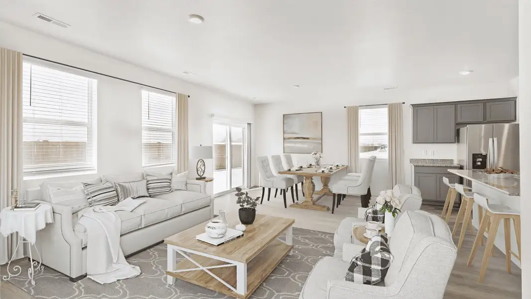 Furnished interior view inside a new home in Brighton Crossing, Brighton (Image 3).