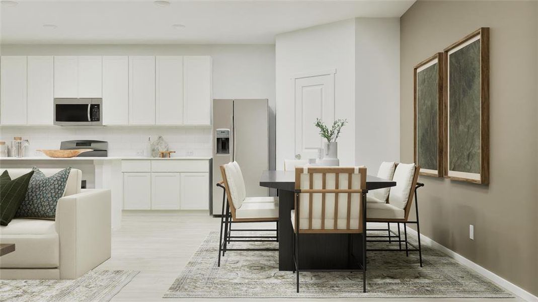 Furnished interior view inside a new home in West Square: Classic, White Settlement (Image 7). Furnished interior view inside a new home in West Square: Classic, White Settlement (Image 7).