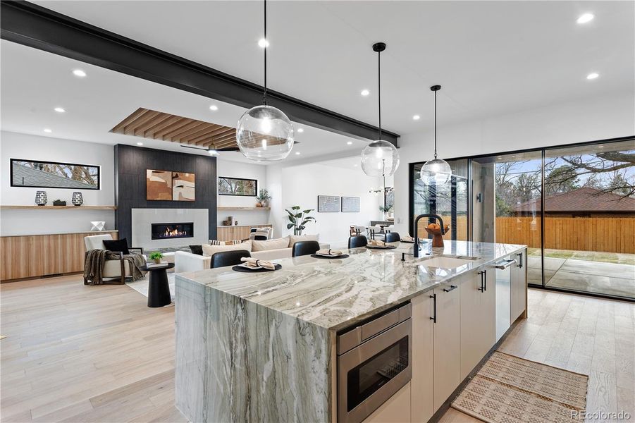 Furnished interior view inside a new home in , Denver (Image 28).