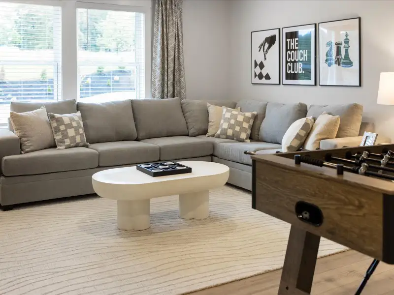 Furnished interior view inside a new home in Riverwood Farm, Piedmont (Image 6).