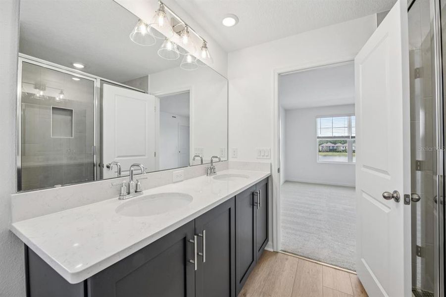 Furnished interior view inside a new home in , Winter Garden (Image 12).