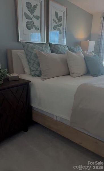 Owners bedroom w ensuite bath - model home photos