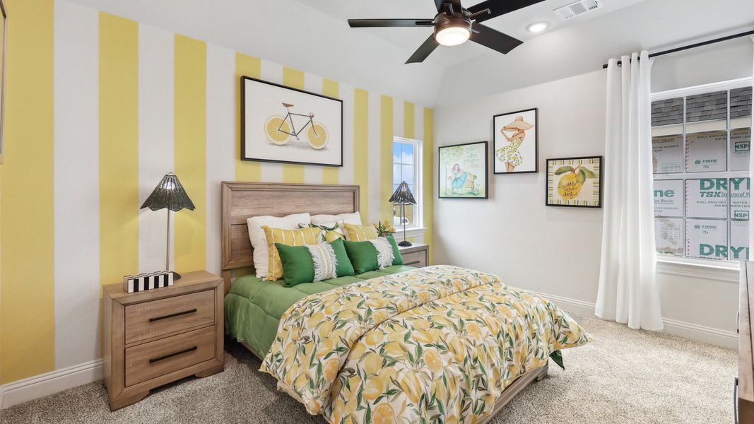 Representative furnished interior of a home built from the Cornell by DRB Homes in Green Meadows Classic, Celina (Image 26).